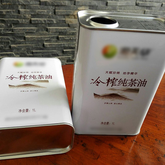 湖南山茶油鐵罐包裝設(shè)計