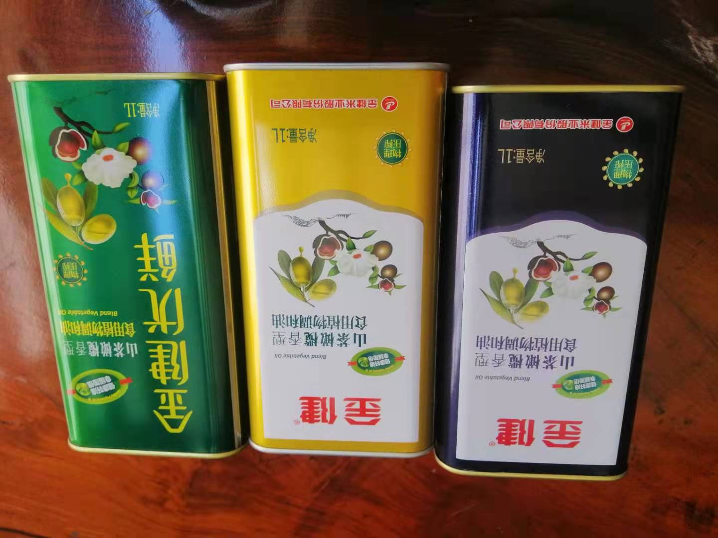 湖南金健山茶橄欖植物調和油鐵罐 湖南食用油鐵桶廠家