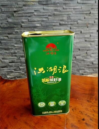 湖北菜籽油鐵罐 菜籽油馬口鐵桶 湖北食用油禮品鐵盒