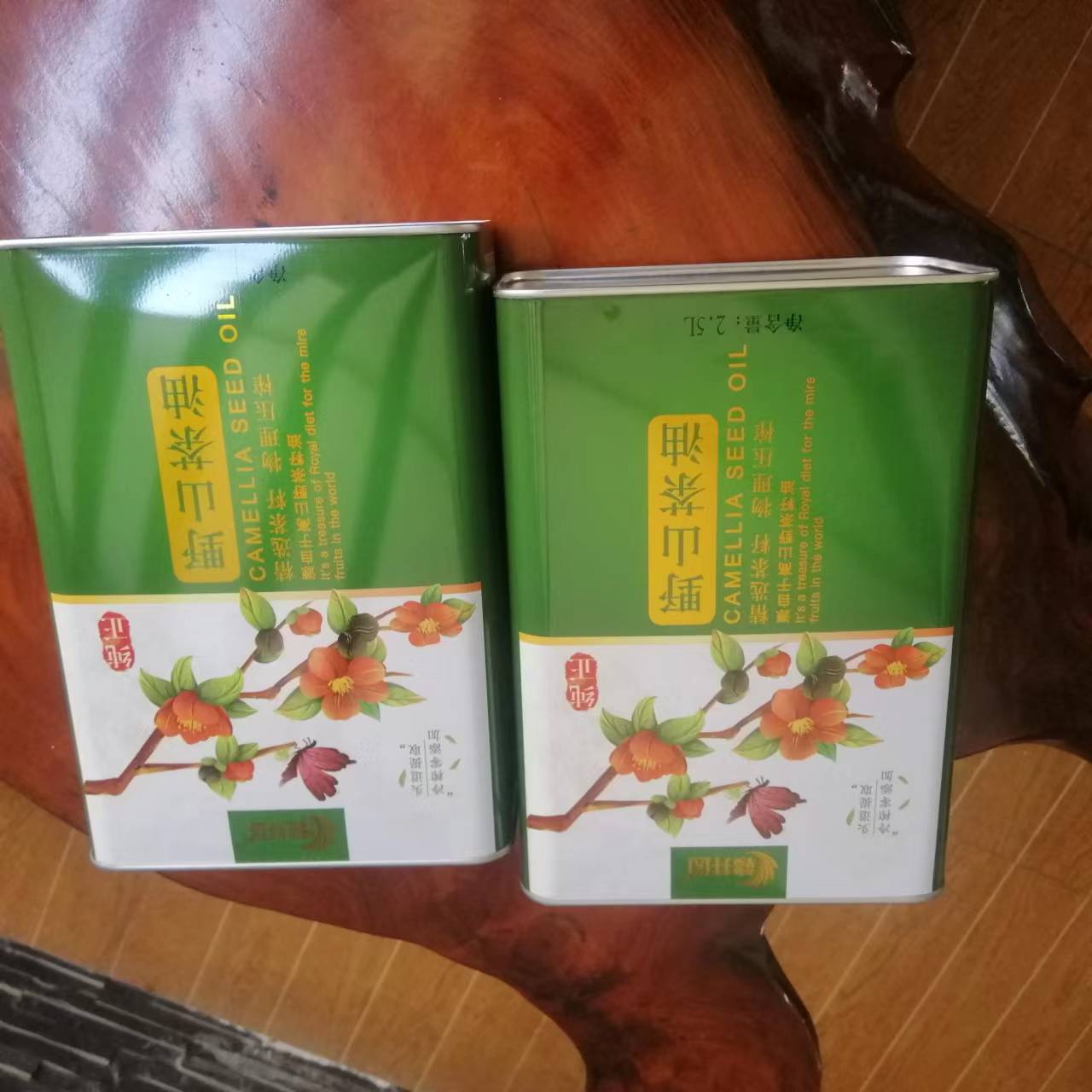 江西2.5L手提茶油鐵罐 江西哪里做山茶油鐵桶好？